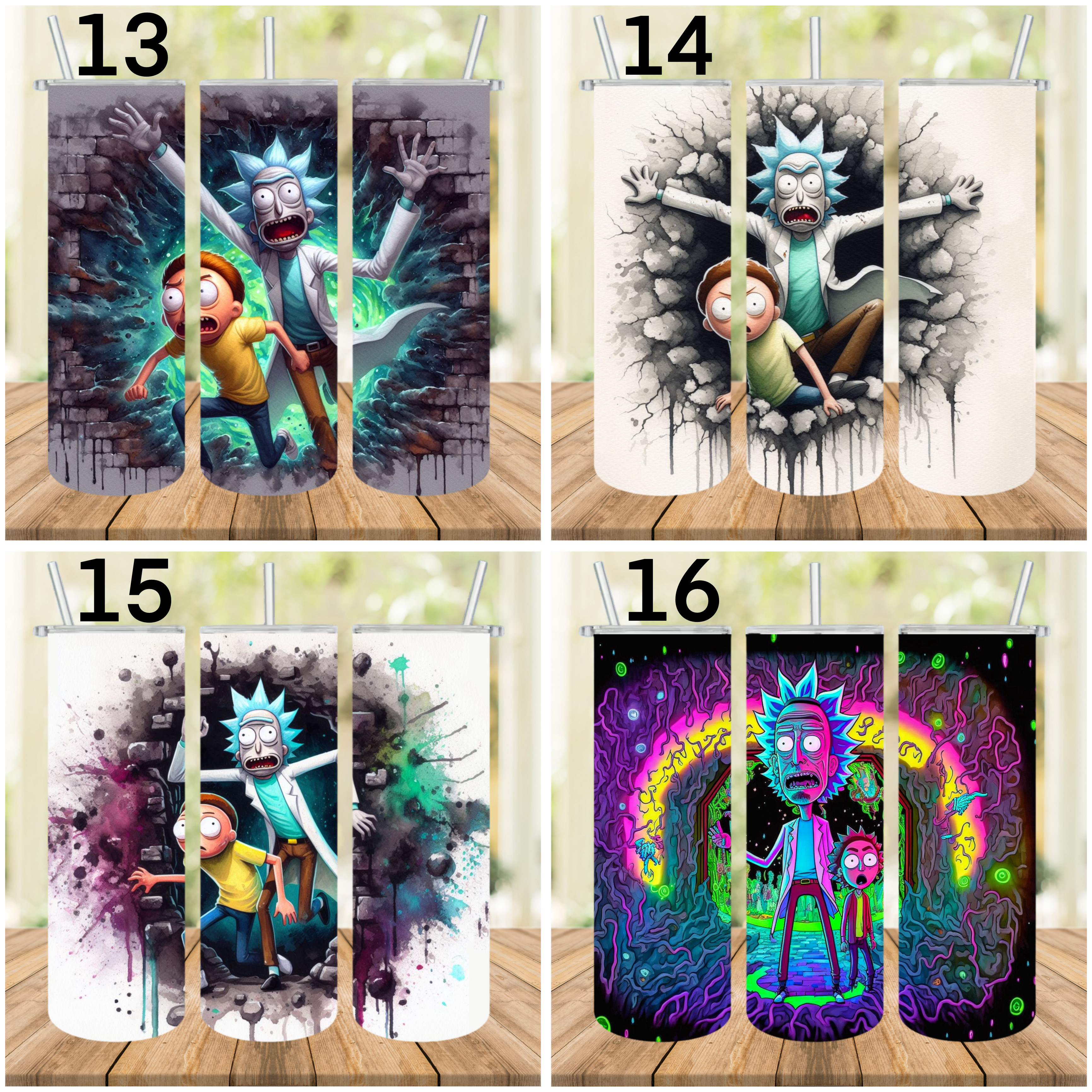 Rick & Morty 20oz Tumbler