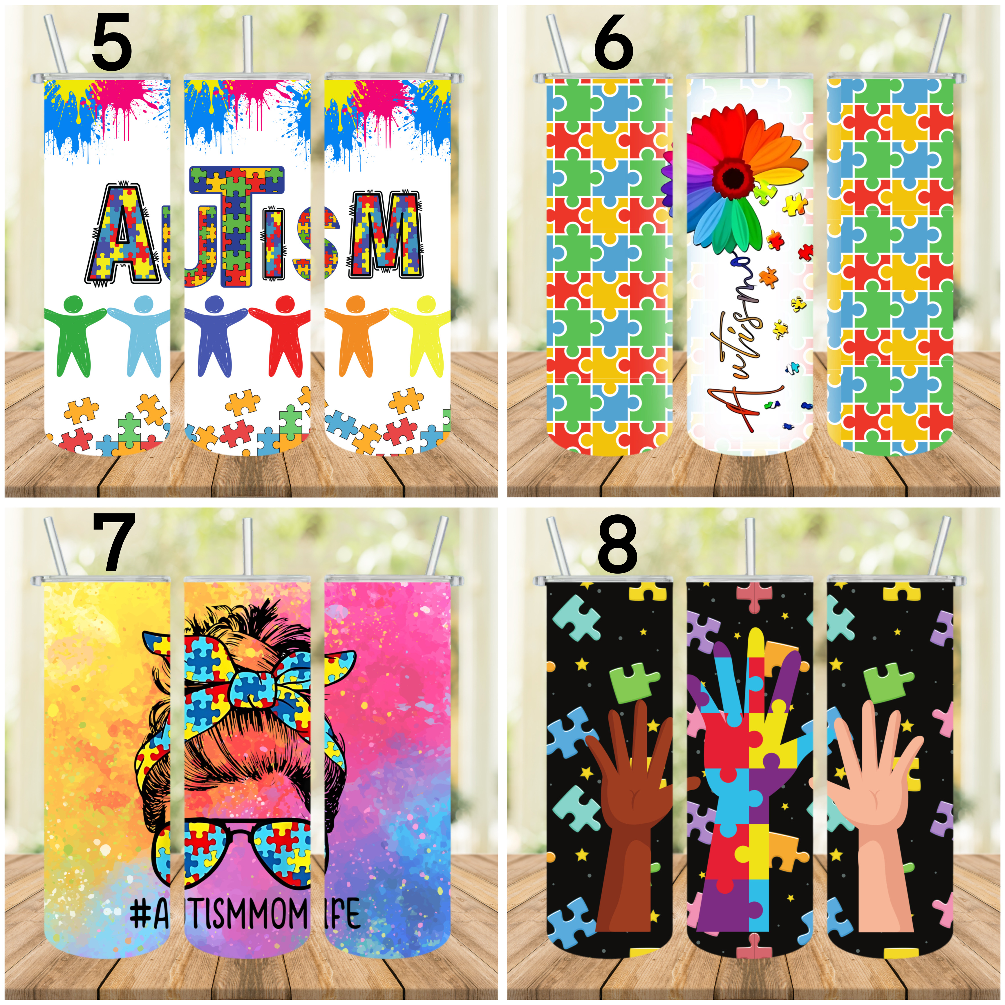 Autism Awareness 20oz Tumbler