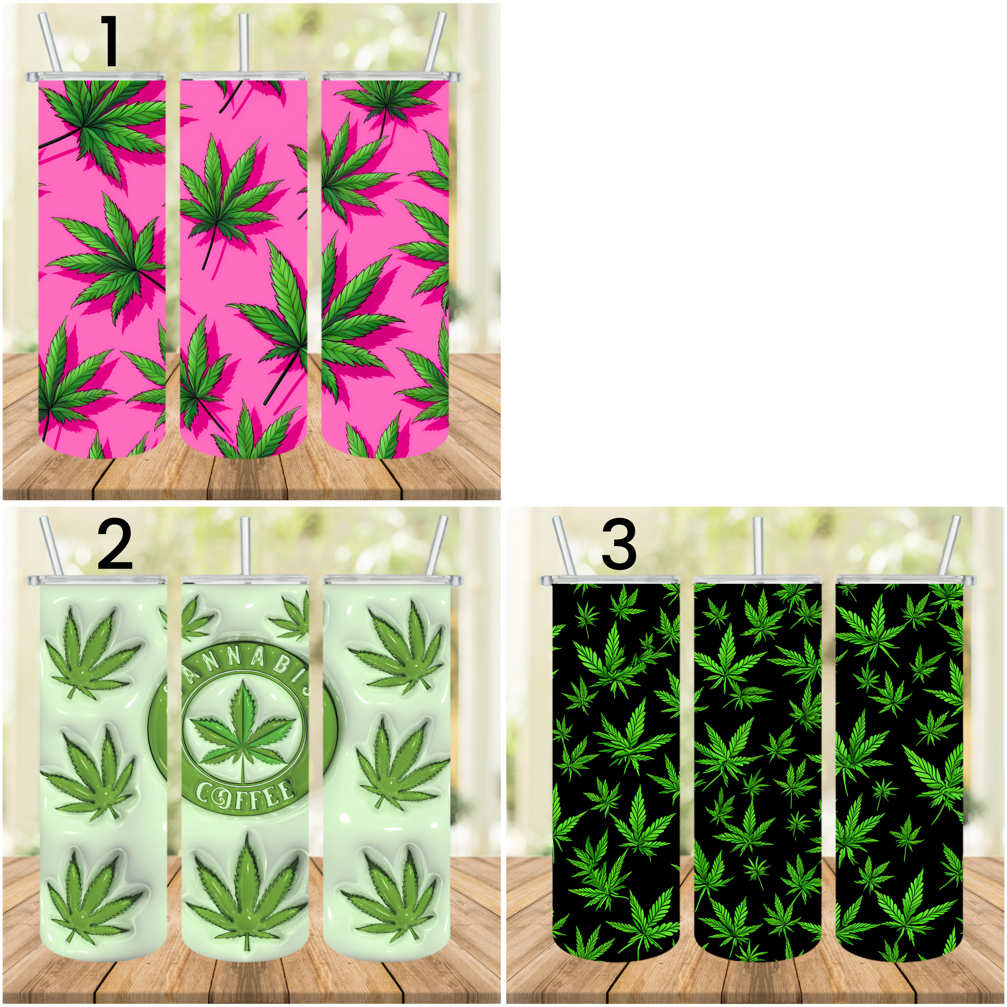 Weed Plant 20oz Tumbler