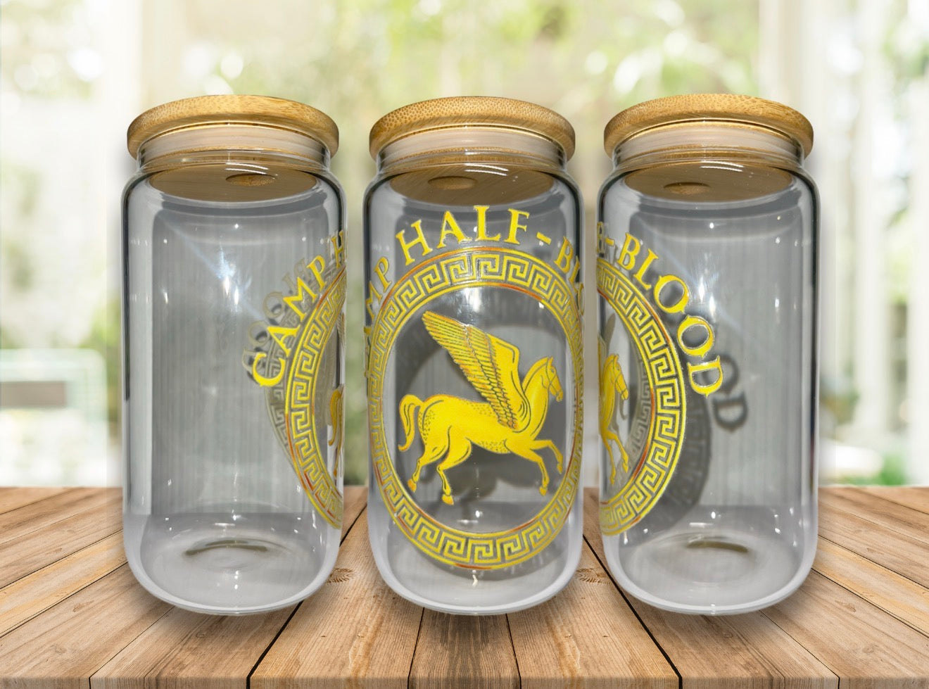 Percy Jackson 16oz Glass Cup