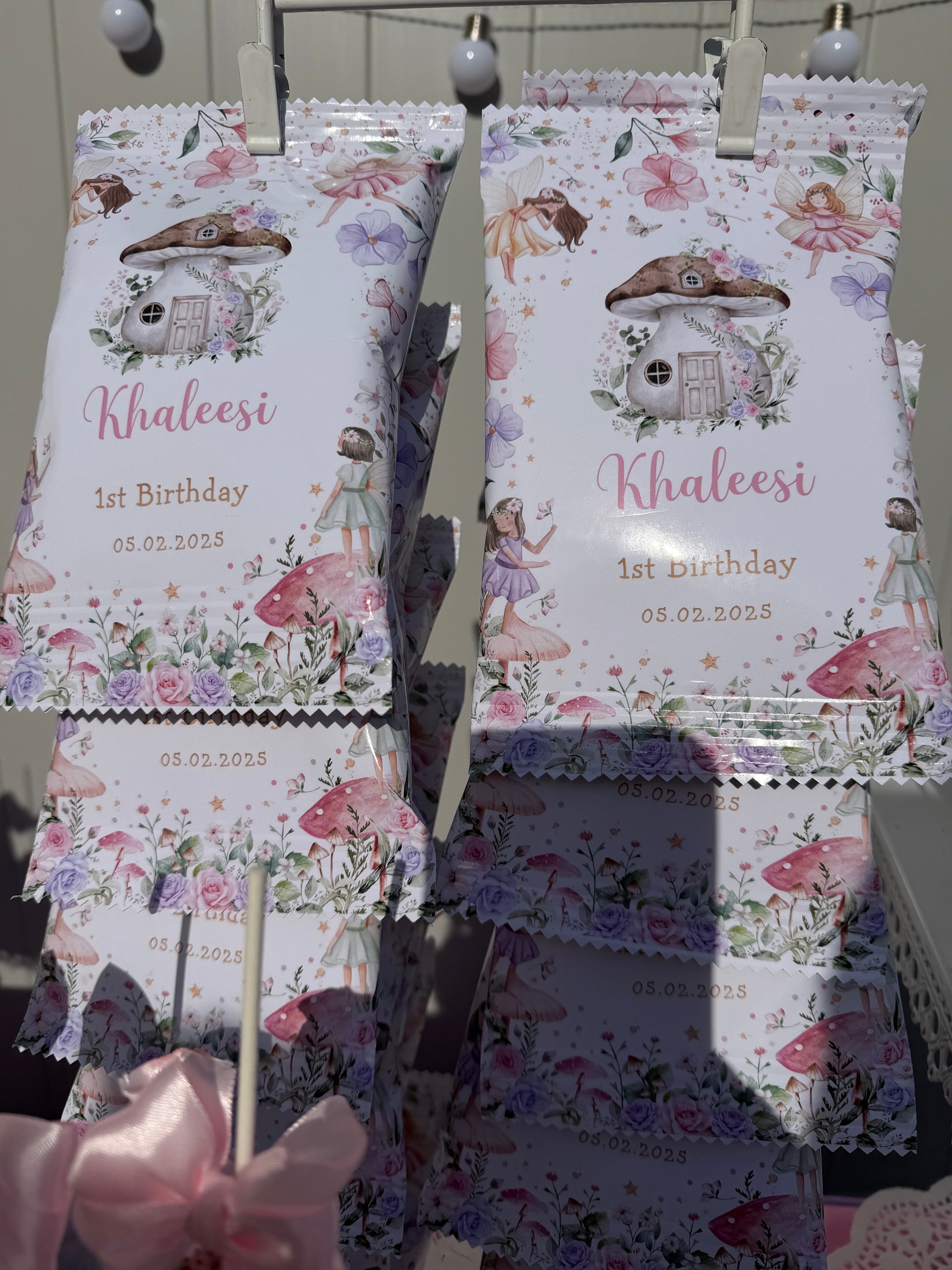 Personalized Chip Bags - Filled
