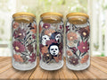 Killer Floral 16oz Glass Cup