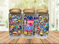 90’s 16oz Glass Cup
