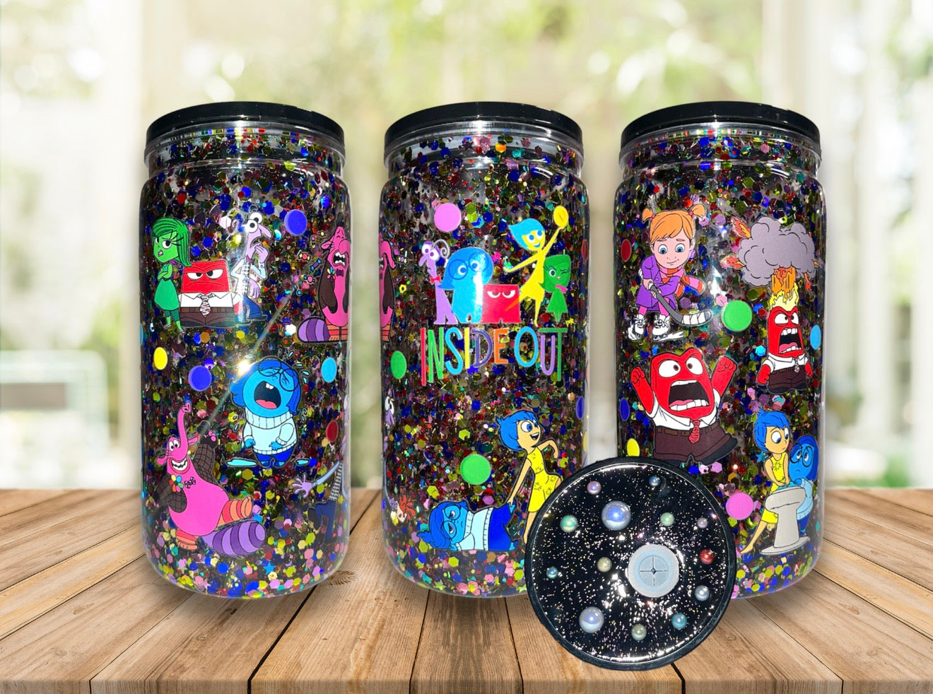 Inside Out 16oz Snowglobe Cup