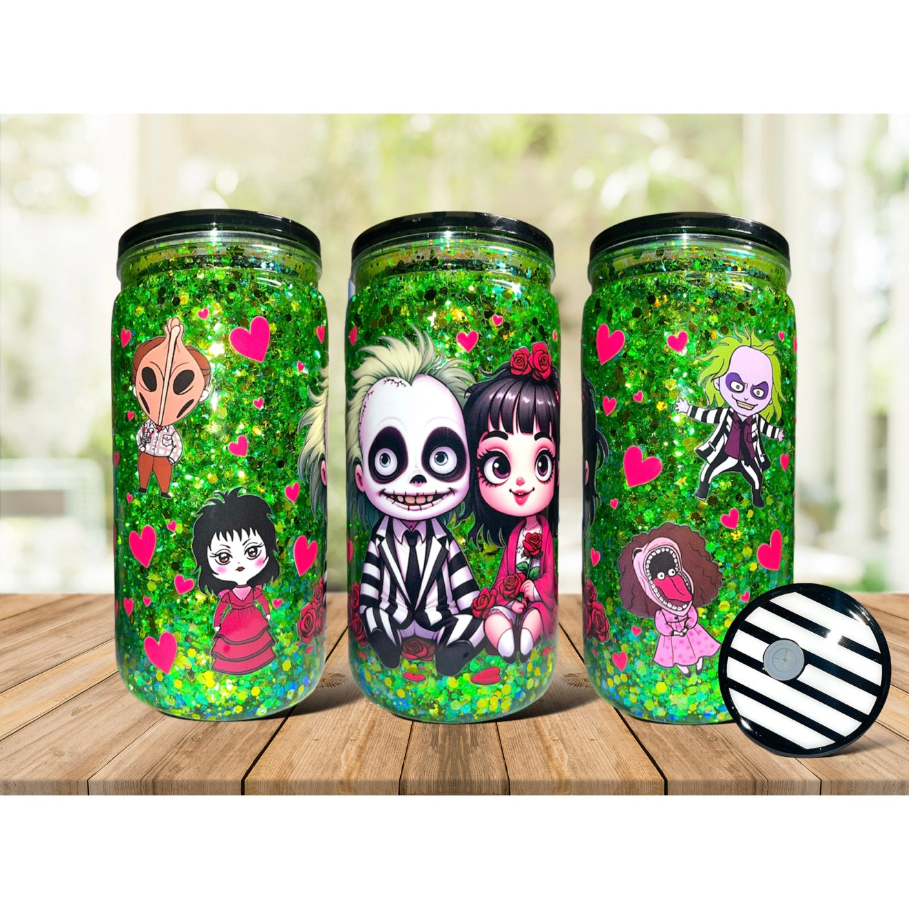 Beetlejuice 16oz Snowglobe Cup
