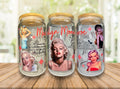 Marilyn Monroe 16oz Glass Cup