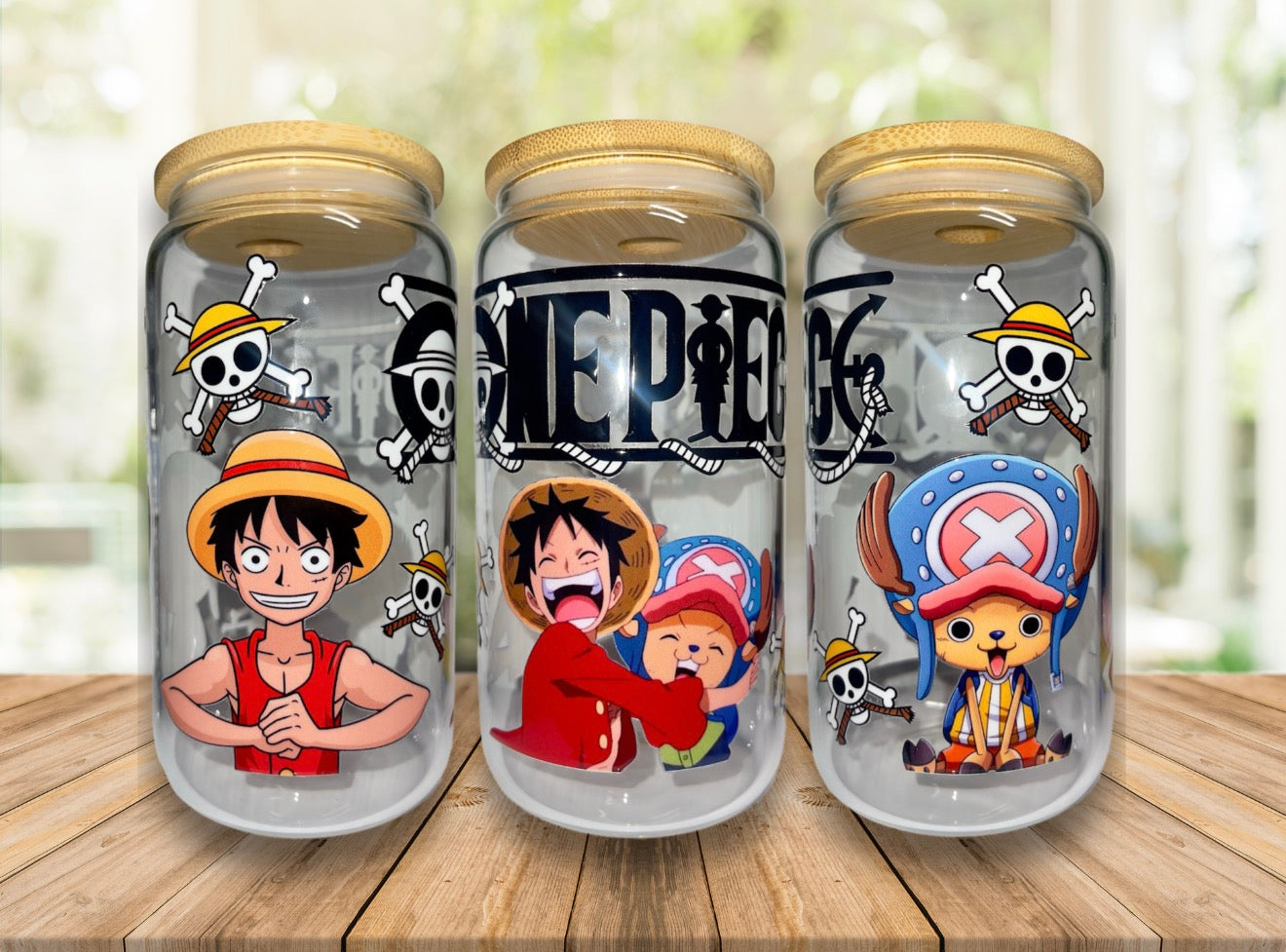 One Piece 16oz Glass Cup