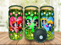 Powerpuff Girls 16oz Glass Snowglobe Cup