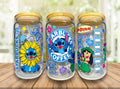 Stitch Aloha Starbucks 16oz Glass Cup