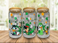 Mickey & Friends St.Patricks Day 16oz Glass Cup