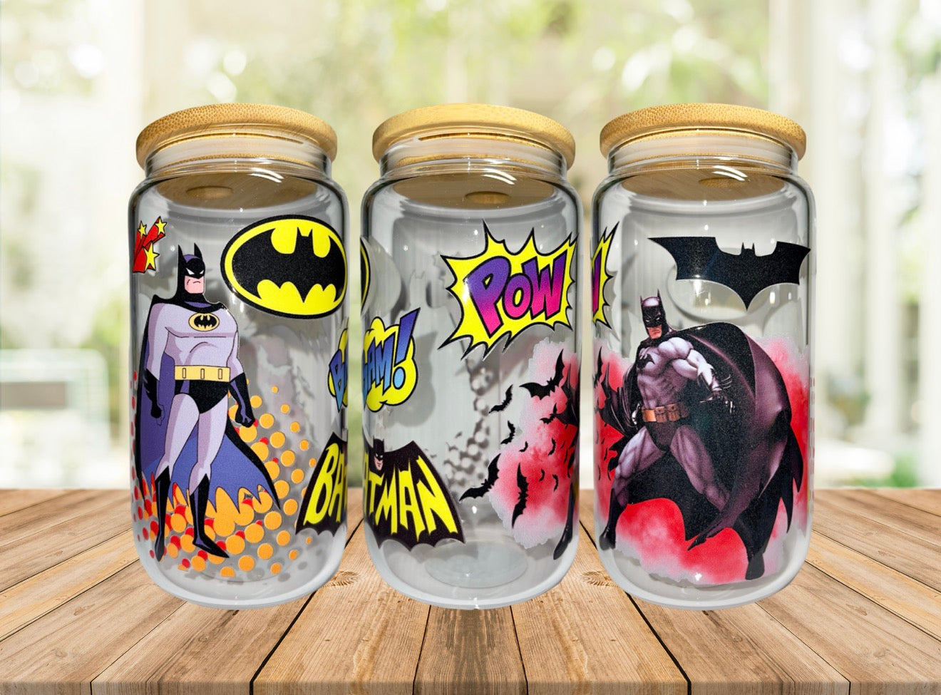 Batman 16oz Glass Cup