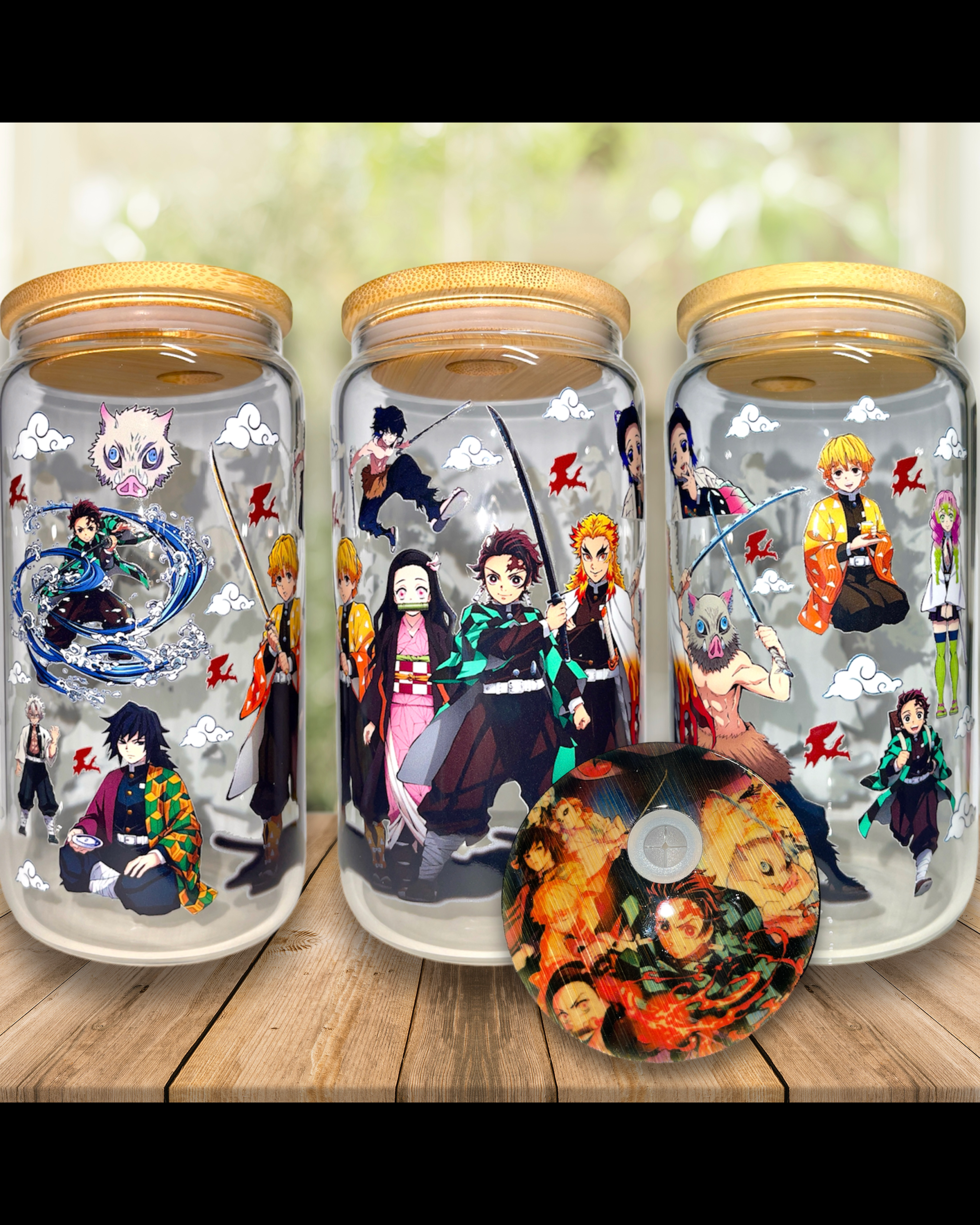 Demon Slayer 16oz Glass Cup
